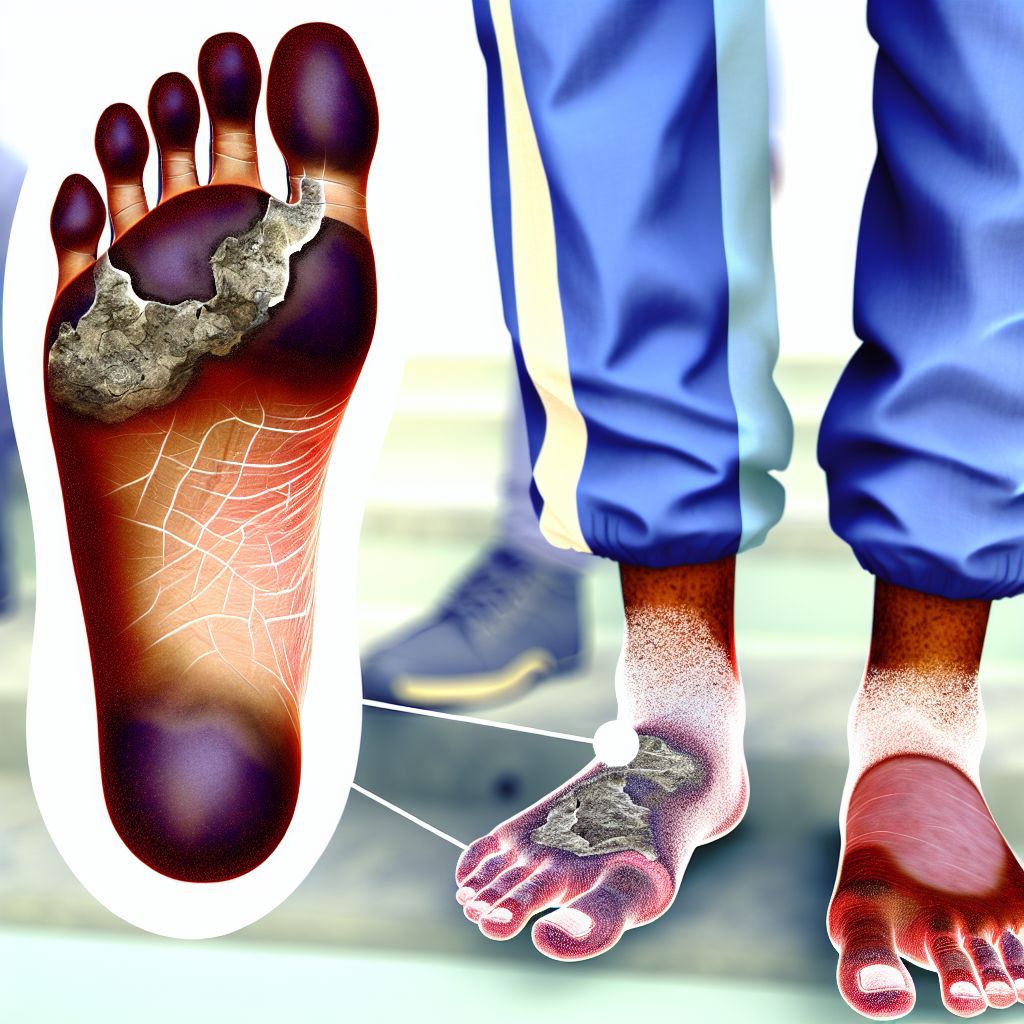 Ein Bild zum Thema Fußpilz im Medizin Kontext